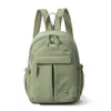 2026 Nova Mini Mochila Feminina Leve de Nylon Pequena Mochila Multi-Compartimentos Versátil Mochila Escolar para Estudante Mochila de Viagem