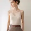 Kang Sai Ni Estilo Simples Gola V 100% Caxemira Pura Malha Camisola Top Moda Feminina Versátil Camada Interna Camada Externa Camada Base Camisa