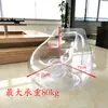 Reina del Arte Creativo Transparente Influencer Estilo Ins Sofá Fabricante Europeo Venta Directa Silla Individual Inflable Accesorios de Fotografía