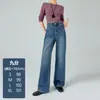 Pantalones Vaqueros de Pierna Recta Ajustados Versátiles 26 Otoño Nuevo Elásticos en Cuatro Direcciones 360 Jeans de Nueve Puntos Lavado Turco