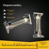 Mangueira metálica de vapor de alta temperatura e alta pressão 4 pontos 6 pontos 1 polegada mangueira metálica de solda de 2 polegadas 304 foles de aço inoxidável