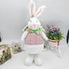 2026 Nuevas Decoraciones de Pascua Adorno de Conejo de Pie Muñeca Telescópica Regalo para Niños Muñeca de Conejo Linda