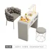 Conjunto Multifuncional de Mesa e Cadeira para Manicure, Oferta Especial, Estilo Econômico, Para Uma/Duas Pessoas, Luxo Leve, Estação de Manicure Tendência Estilo Ins, Estilo Creme