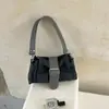 Bolsa de tela ligera y versátil, nueva moda 2026 bolso de hombro para el día a día, bolso cruzado para mujer, bolso tote pequeño elegante