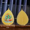 Folhas Naturais de Bodhi, Zhakiram, Farmacêutico, Thangka da Tara Verde, Pintura Thangka do Deus da Riqueza Amarelo, Arte de Parede, Molduras para Fotos no Atacado