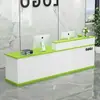 Balcão de Caixa de Loja de Roupas, Balcão de Recepção, Balcão de Bar de Empresa Simples Moderno, Balcão de Mesa Integrado de Escritório para Salão de Beleza