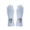 Nitrilo especial para guantes para lavar platos para tareas domésticas engrosado y duradero para el hogar para mujeres limpieza de cocina pvc látex impermeable trabajo