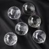 Runyangshi Bola de Cristal Blanco Piedra Cruda de Cristal Cuentas Redondas 1.5cm Cuentas No Porosas Adornos Venta al por Mayor Cristal Natural