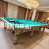 Mesa de Billar Estilo Ruso Estándar de Competición para Adultos Estilo Ruso Estilo Chino Mesa de Billar Bola Ocho Negra Mesa de Billar Comercial de Pizarra para Interiores Fábrica