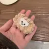Pasador de cereza tejido a mano de lana personalizado, clip lateral de flor coreana tejido a mano, joyería para mujer, accesorios para el cabello, venta al por mayor, envío gratis