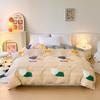 100% Algodón Engrosado Ecológico Cepillado Funda de Edredón Individual Dormitorio Estudiantil Pieza Única Funda de Edredón de Algodón Otoño e Invierno Funda de Edredón Gruesa de Algodón