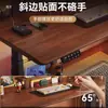 Mesa de Escritório Elétrica Ajustável em Altura de Madeira Maciça Mesa de Computador Quarto de Casa Mesa de Escritório Bancada Ajustável em Altura Mesa de E-sports Mesa de Estudo