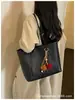 Bolso Transfronterizo de Textura Tejida Retro para Mujer Nuevo Estilo Otoño Temprano 2026 Moda Bolso de Hombro Grande Bolso Tote para Viajes