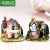 Musgo micro paisagem ecológica engarrafada joias hera folha parede Villa DIY montagem ornamentos