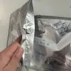 Bolsas de Almacenamiento de Papel de Aluminio Mate para el Hogar, Bolsas Selladas para Alimentos en el Refrigerador, Bolsas Auto-Sellables para Refrigeración