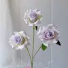 3 Rosas Artificiais Elsa para Decoração de Cena de Casamento, Decoração de Casa e Hotel, Rosas para Atacado Transfronteiriço