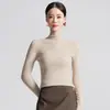 Suéter de Tricô 100% Lã Pura com Gola Redonda, Peça Única Sem Costura, Lavável à Máquina, Fio 60, para Mulheres, Suéter Slim Fit para Outono e Inverno