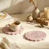 Zongbo silicona DIY resina cristal patrón mandala posavasos decoración de mesa molde de silicona en stock al por mayor