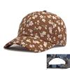 Gorra de Béisbol Estilo Étnico Estampado de Primavera y Otoño para Mujer Gorra de Mezclilla Lavada Protector Solar para Exterior para Mujer Sombrero de Sol de Moda para Mujer