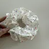 Elástico de Cabelo Grande Camada Dupla Onda Arco-Íris Ponto Intestino Grosso Feminino Estilo Coreano Bola de Cabelo Corda de Cabelo Corda de Cabelo para Rabo de Cavalo Baixo Lateral