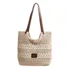 Bolso de Punto Calado de Gran Capacidad Transfronterizo para Mujer, Nuevo Bolso Cruzado de Hombro Casual Verano 2026, Bolso de Cubo Tejido