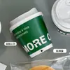 Copo de Café Descartável com Tampa, Camada Dupla, Copo Requintado para Bebidas Quentes para Viagem, Embalagem Comercial Copo de Papel para Chá de Leite com Impressão de Logo