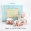 Juego de Té de la Tarde Inglés juego Tetera de Flores Calentador con Velas Juego de Té de la Tarde Francés Tetera de Frutas Taza de Té de Flores juego