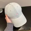 Gorra de béisbol bordada Wine Heart Rum/Retro de copa suave para mujer, primavera y verano, nueva, combinable con todo, pequeña de visera curva