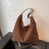 Bolso Tote de Felpa de Gran Capacidad para Mujer 2026 Nuevo Otoño e Invierno Elegante Bolso de Hombro de Moda Versátil Bolso de Viaje