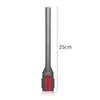 Adecuado para accesorios de aspiradora Dyson V7V8V10V11, cabezal de succión plano largo con espacio para eliminar el polvo del colchón, cabezal de cepillo suave de boca ancha.