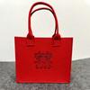 Boda Xi Pu fieltro Bolso con el carácter Xi bolsa de mano para regalo bolsa de regalo para dama de honor padrino bolsa de regalo de fieltro promoción bolsa de regalo