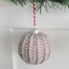 Transfronteiriço Novo Estilo Europeu e Americano Moda de Natal Bolas de Natal Enfeites de Decoração para Festa de Feriado Feitos à Mão em Tricô