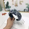 Coreia do Sul Dongdaemun novo tecido jeans listrado presilha de cabelo borda nó central borda larga tiara feminina fabricantes atacado