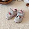 Antiderrapante Outono Respirável Meninas Crianças Solado Macio KT Sapatos Esportivos Novos Desenho Animado Sapatos de Bebê Sapatos para Crianças Pequenas Sapatos Simples Agan