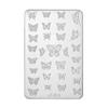 Molde de unha de celebridade online silicone 3D relevo borboleta urso Cristal epóxi diy esculpido silicone de alta transparência