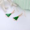Aretes de Navidad Aretes de botón de Navidad Copo de nieve Año Nuevo Dibujos animados Árbol de Navidad Aretes colgantes Lote mixto Elementos navideños