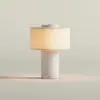 Luminária de mesa estilo vintage, luminária de cabeceira para quarto, estilo Bauhaus atmosférico, luxo leve e sensação de alta qualidade, adequada para sala de estar, escritório, sala de jantar e como presente