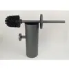 Conjunto de Suporte para Escova de Banheiro de Aço Inoxidável 304 Banheiro Piso Suporte para Escova de Banheiro Desodorante Preto Transfronteiriço