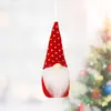 Decoraciones de Navidad, adornos colgantes de duendes de Navidad, duendes de peluche suecos hechos a mano, adornos colgantes de duende de Santa Claus para árbol de Navidad, decoraciones festivas de Navidad, decoraciones de Navidad familiares - juego A
