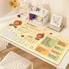 Mantel Especial para Escritorio de Estudiante Infantil para Niñas, Protector de Escritorio Impermeable y Lavable, Mantel de Escritorio de Dibujos Animados