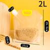 Bolsas Selladas para Almacenamiento de Granos, Bolsas Tipo Tote de Boca Ancha de Grado Alimenticio con Boquilla, Bolsas Caseras Dispensadoras de Arroz, Personalizables