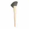 Brocha Biselada para Contorno Transfronteriza Mango de Madera Cerdas Suaves Brocha para Rubor de Contorno Herramientas de Maquillaje de Belleza Fábrica de Origen Soporta Personalización