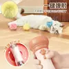 Juguete eléctrico para gatos, un gadget para entretener al gato de una persona perezosa, eyección de un solo clic, palo interactivo reciclable para gatos, venta al por mayor transfronteriza