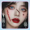 Las Pegatinas de Tatuaje de Herida de Halloween son Impermeables, a Prueba de Sudor, de Larga Duración, Estilo Ins, No Reflectantes, Frescas, Brazo, Clavícula, Pecho, Nicho
