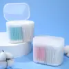 Fornecimento Direto da Fábrica 300 cores foscas colher de cera cotonete espiral cotonete combinação em caixa palito de papel cotonete cosmético