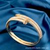 Moderna Pulsera de Uñas Anillo de Conjunto de Anillos con Diamantes Completos de Estilo Europeo y Americano Popular Pulseras Personalizadas para Hombres y Mujeres Venta al por Mayor Transfronteriza