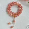 [pilha de ouro jade] cabaça em pó círculo duplo pulseira bodhi presente para amigas alto valor pulseira curinga atacado