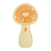Ventilador de mano pequeño silencioso de viento de verano, mini ventilador eléctrico portátil recargable por USB, regalo para niños, logotipo impreso