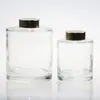 Botella Cilíndrica para Aromaterapia Botella Vacía Alto Valor de Color Botella de Aromaterapia sin Fuego 200ml 500ml Botella de Aromaterapia Fondo Grueso Botella de Vidrio Expansión