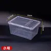 Grande, Mediano y Pequeño Caja Portátil Transparente para Alimentación de Mascotas Tanque para Tortugas Caja de Transporte Plástico Tanque para Peces Dorados Jaula Cerrada para Hámster